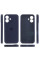 Силіконовий чохол Silicone Case Full Camera Protective (AA) для Apple iPhone 16 (6.1) - Темно-синій / Midnight blue - фото
