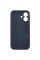 Силіконовий чохол Silicone Case Full Camera Protective (AA) для Apple iPhone 16 (6.1) - Темно-синій / Midnight blue - фото