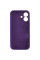 Силиконовый чехол Silicone Case Full Camera Protective (AA) для Apple iPhone 16 (6.1) - Фиолетовый / Amethyst - фото