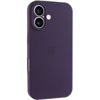 Силиконовый чехол Silicone Case Full Camera Protective (AA) для Apple iPhone 16 (6.1) - Фиолетовый / Elderberry