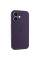 Силиконовый чехол Silicone Case Full Camera Protective (AA) для Apple iPhone 16 (6.1) - Фиолетовый / Elderberry - фото