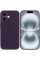 Силиконовый чехол Silicone Case Full Camera Protective (AA) для Apple iPhone 16 (6.1) - Фиолетовый / Elderberry - фото