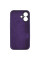 Силиконовый чехол Silicone Case Full Camera Protective (AA) для Apple iPhone 16 (6.1) - Фиолетовый / Elderberry - фото