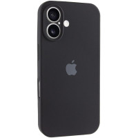 Силіконовий чохол Silicone Case Full Camera Protective (AA) для Apple iPhone 16 (6.1) - Чорний / Black