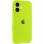 Силіконовий чохол Silicone Case Full Camera Protective (AA) для Apple iPhone 16 (6.1) - Кислотно-зелений / Acid Green