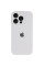 Силиконовый чехол Silicone Case Full Camera Protective (AA) для Apple iPhone 16 Pro (6.3) - Белый / White - фото