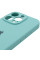 Силиконовый чехол Silicone Case Full Camera Protective (AA) для Apple iPhone 16 Pro (6.3) - Бирюзовый / Marine Green - фото