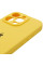 Силіконовий чохол Silicone Case Full Camera Protective (AA) для Apple iPhone 16 Pro (6.3) - Жовтий / Yellow - фото