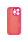 Силиконовый чехол Silicone Case Full Camera Protective (AA) для Apple iPhone 16 Pro (6.3) - Розовый / Barbie pink - фото