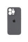 Силіконовий чохол Silicone Case Full Camera Protective (AA) для Apple iPhone 16 Pro (6.3) - Сірий / Dark Gray - фото