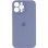 Силіконовий чохол Silicone Case Full Camera Protective (AA) для Apple iPhone 16 Pro (6.3) - Сірий / Lavender Gray