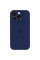 Силиконовый чехол Silicone Case Full Camera Protective (AA) для Apple iPhone 16 Pro (6.3) - Синий / Deep navy - фото