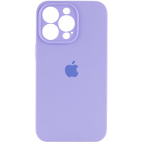 Силіконовий чохол Silicone Case Full Camera Protective (AA) для Apple iPhone 16 Pro (6.3) - Бузковий / Dasheen