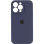 Силіконовий чохол Silicone Case Full Camera Protective (AA) для Apple iPhone 16 Pro (6.3) - Темно-синій / Midnight blue