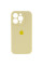 Силіконовий чохол Silicone Case Full Camera Protective (AA) для Apple iPhone 16 Pro (6.3) - Жовтий / Mellow Yellow - фото