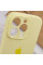 Силіконовий чохол Silicone Case Full Camera Protective (AA) для Apple iPhone 16 Pro (6.3) - Жовтий / Mellow Yellow - фото