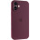 Силіконовий чохол Silicone Case Full Camera Protective (AA) для Apple iPhone 16 Plus (6.7) - Бордовий / Plum