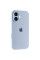 Силіконовий чохол Silicone Case Full Camera Protective (AA) для Apple iPhone 16 Plus (6.7) - Блакитний / Sweet Blue - фото