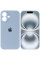 Силіконовий чохол Silicone Case Full Camera Protective (AA) для Apple iPhone 16 Plus (6.7) - Блакитний / Sweet Blue - фото