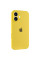 Силіконовий чохол Silicone Case Full Camera Protective (AA) для Apple iPhone 16 Plus (6.7) - Жовтий / Yellow - фото