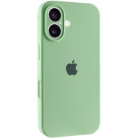 Силіконовий чохол Silicone Case Full Camera Protective (AA) для Apple iPhone 16 Plus (6.7) - Зелений / Pistachio