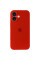 Силіконовий чохол Silicone Case Full Camera Protective (AA) для Apple iPhone 16 Plus (6.7) - Червоний / Red - фото