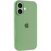 Силіконовий чохол Silicone Case Full Camera Protective (AA) для Apple iPhone 16 Plus (6.7) - М'ятний / Mint