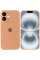 Силіконовий чохол Silicone Case Full Camera Protective (AA) для Apple iPhone 16 Plus (6.7) - Помаранчевий / Cantaloupe - фото