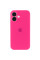 Силіконовий чохол Silicone Case Full Camera Protective (AA) для Apple iPhone 16 Plus (6.7) - Рожевий / Barbie pink - фото