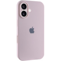 Силіконовий чохол Silicone Case Full Camera Protective (AA) для Apple iPhone 16 Plus (6.7) - Рожевий / Chalk Pink