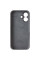 Силіконовий чохол Silicone Case Full Camera Protective (AA) для Apple iPhone 16 Plus (6.7) - Сірий / Dark Gray - фото