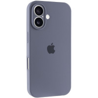 Силіконовий чохол Silicone Case Full Camera Protective (AA) для Apple iPhone 16 Plus (6.7) - Сірий / Lavender Gray