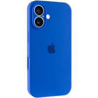 Силіконовий чохол Silicone Case Full Camera Protective (AA) для Apple iPhone 16 Plus (6.7) - Синій / Capri Blue