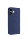 Силіконовий чохол Silicone Case Full Camera Protective (AA) для Apple iPhone 16 Plus (6.7) - Синій / Deep navy - фото