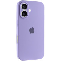 Силіконовий чохол Silicone Case Full Camera Protective (AA) для Apple iPhone 16 Plus (6.7) - Бузковий / Dasheen