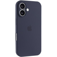 Силіконовий чохол Silicone Case Full Camera Protective (AA) для Apple iPhone 16 Plus (6.7) - Темно-синій / Midnight blue