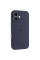 Силіконовий чохол Silicone Case Full Camera Protective (AA) для Apple iPhone 16 Plus (6.7) - Темно-синій / Midnight blue - фото