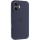 Силіконовий чохол Silicone Case Full Camera Protective (AA) для Apple iPhone 16 Plus (6.7) - Темно-синій / Midnight blue