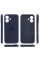 Силіконовий чохол Silicone Case Full Camera Protective (AA) для Apple iPhone 16 Plus (6.7) - Темно-синій / Midnight blue - фото