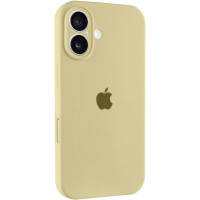 Силіконовий чохол Silicone Case Full Camera Protective (AA) для Apple iPhone 16 Plus (6.7) - Жовтий / Mellow Yellow