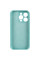 Силіконовий чохол Silicone Case Full Camera Protective (AA) для Apple iPhone 16 Pro Max (6.9) - Бірюзовий / Marine Green - фото