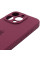 Силіконовий чохол Silicone Case Full Camera Protective (AA) для Apple iPhone 16 Pro Max (6.9) - Бордовий / Plum - фото