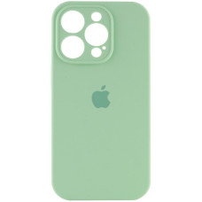 Силіконовий чохол Silicone Case Full Camera Protective (AA) для Apple iPhone 16 Pro Max (6.9) - Зелений / Pistachio