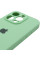 Силіконовий чохол Silicone Case Full Camera Protective (AA) для Apple iPhone 16 Pro Max (6.9) - Зелений / Pistachio - фото