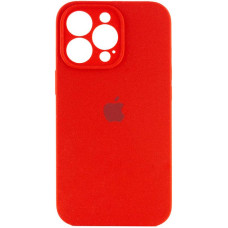 Силіконовий чохол Silicone Case Full Camera Protective (AA) для Apple iPhone 16 Pro Max (6.9) - Червоний / Red