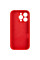 Силиконовый чехол Silicone Case Full Camera Protective (AA) для Apple iPhone 16 Pro Max (6.9) - Красный / Red - фото