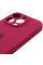 Силіконовий чохол Silicone Case Full Camera Protective (AA) для Apple iPhone 16 Pro Max (6.9) - Червоний / Rose Red - фото