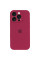 Силіконовий чохол Silicone Case Full Camera Protective (AA) для Apple iPhone 16 Pro Max (6.9) - Червоний / Rose Red - фото