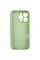 Силіконовий чохол Silicone Case Full Camera Protective (AA) для Apple iPhone 16 Pro Max (6.9) - М'ятний / Mint - фото