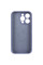 Силіконовий чохол Silicone Case Full Camera Protective (AA) для Apple iPhone 16 Pro Max (6.9) - Сірий / Lavender Gray - фото